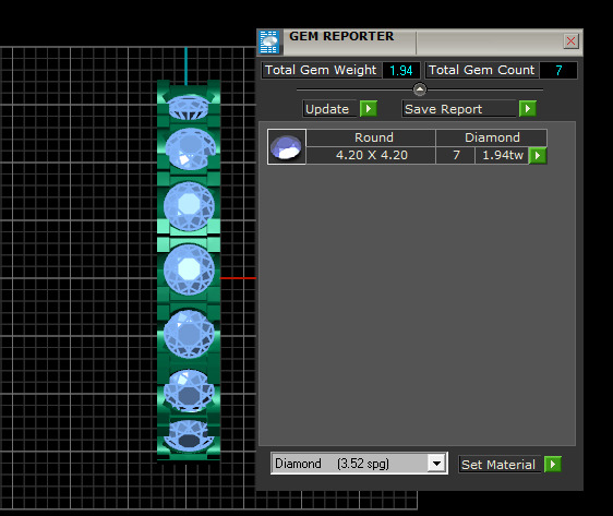 White Gold Hoop EARRING 3D print model_7