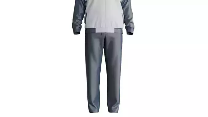Tracksuit 2 Low-poly 3D model