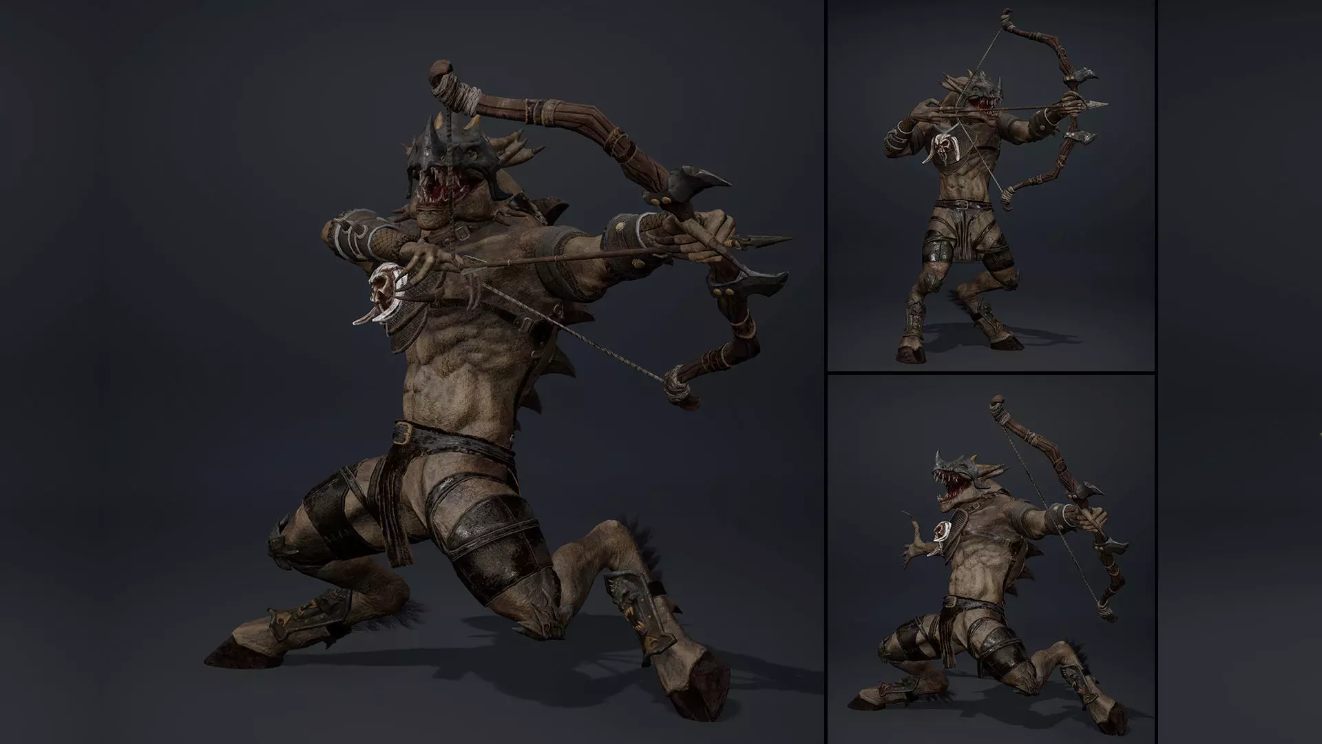 Mist Archer Arm2 Brutal Low-poly 3D model