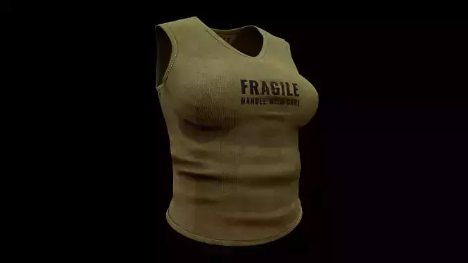 Tank Top - Tutorial Included 3D model