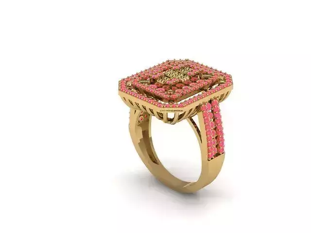 square top ring 3D print model