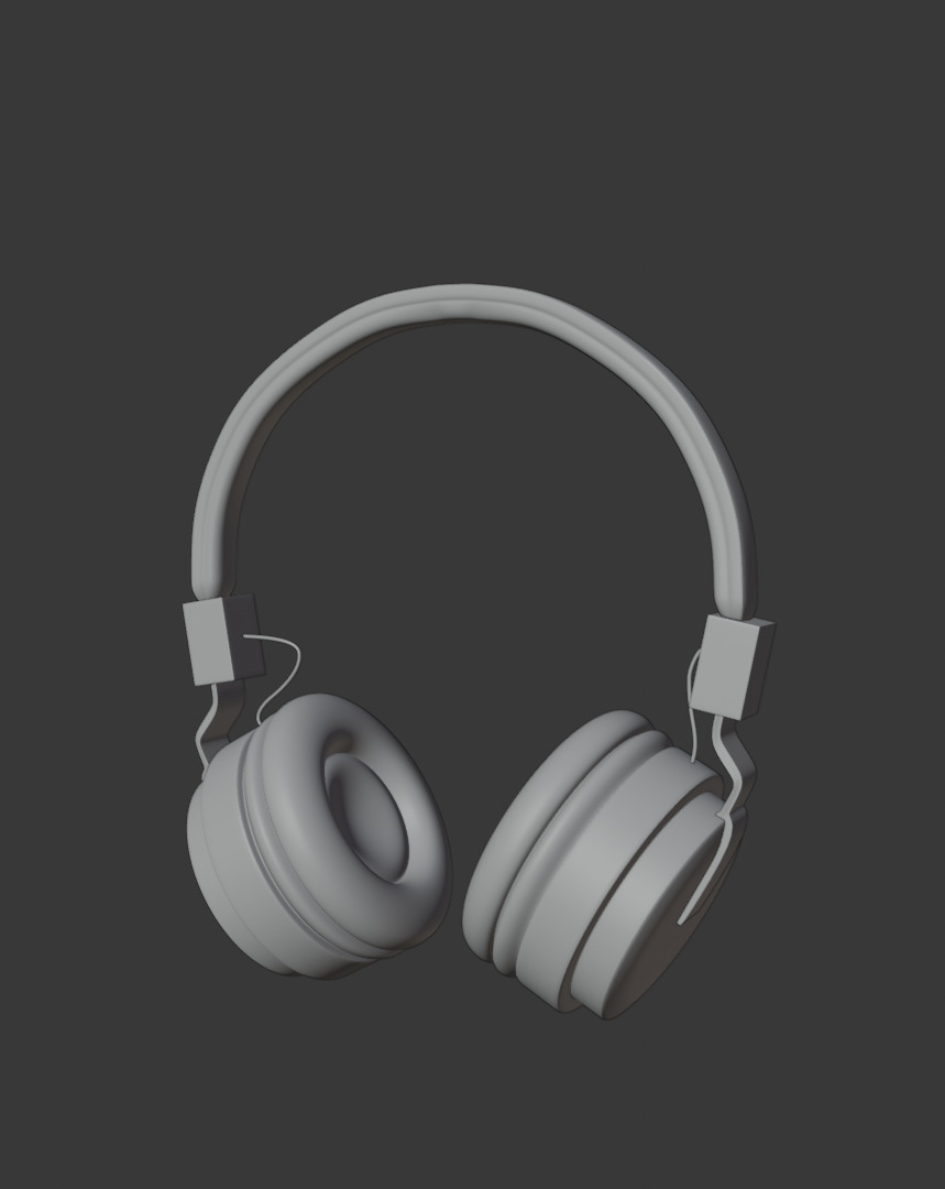 Headphones Free 3D model_4