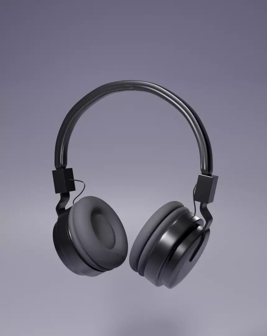 Headphones Free 3D model_0