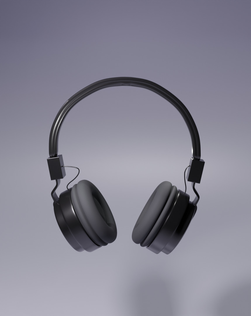 Headphones Free 3D model_2