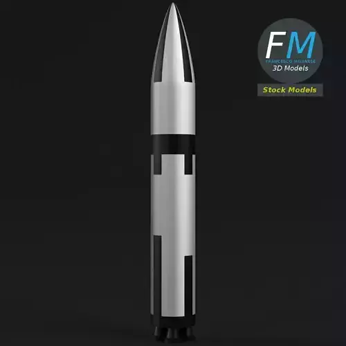 Stylized Polaris A3 Missile