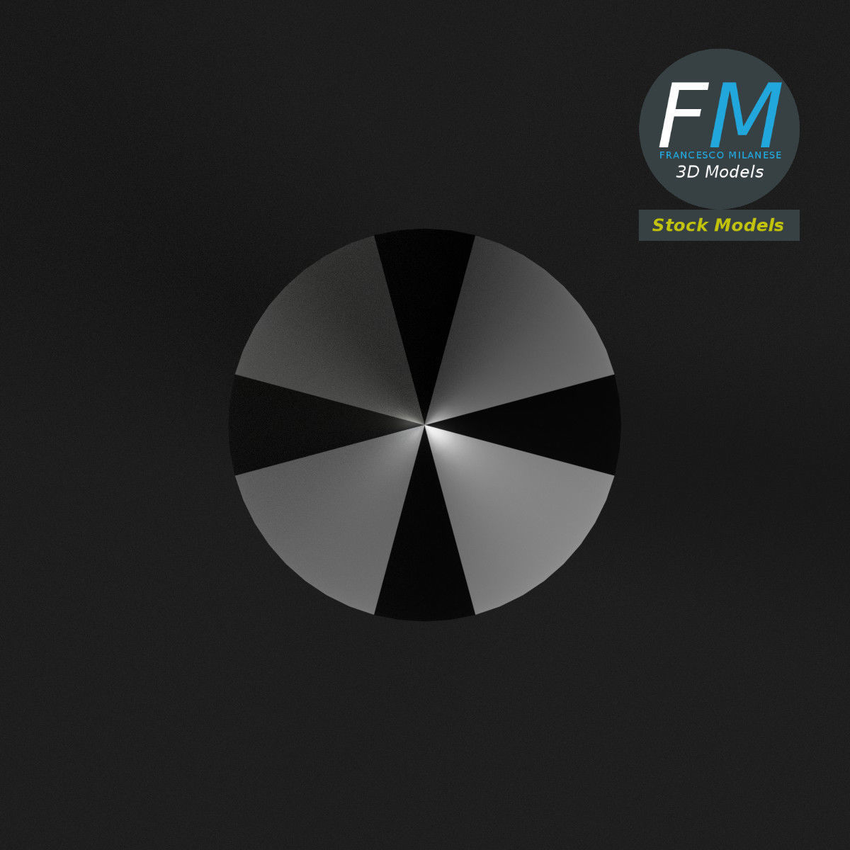 Stylized Polaris A3 Missile 3D model_6