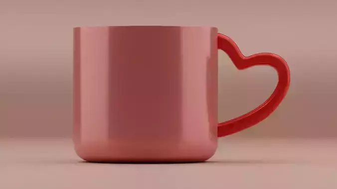 Heart mug