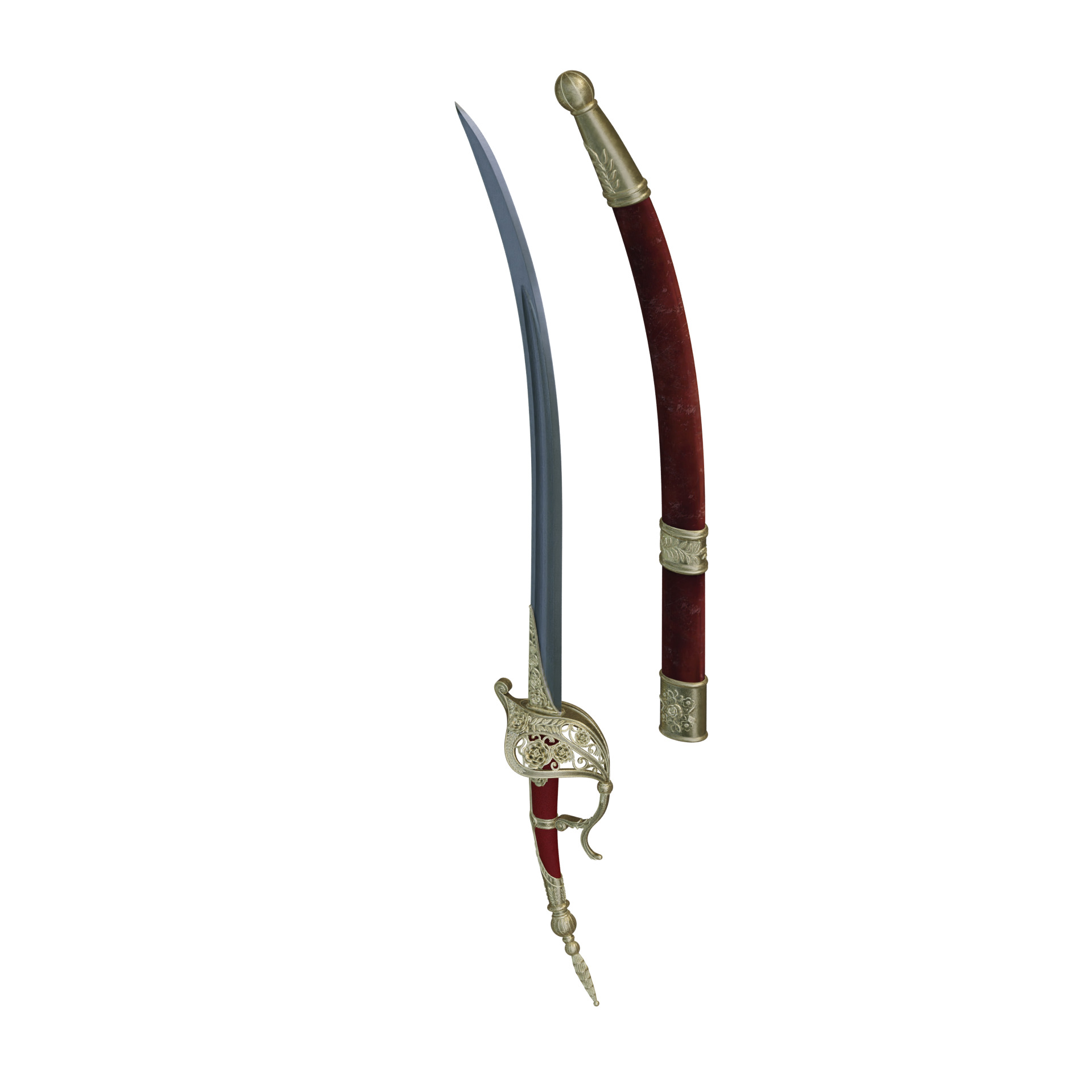 Fantasy Lea Monad Cosplay Rose Sword Lies of P Overture 3D print model_16