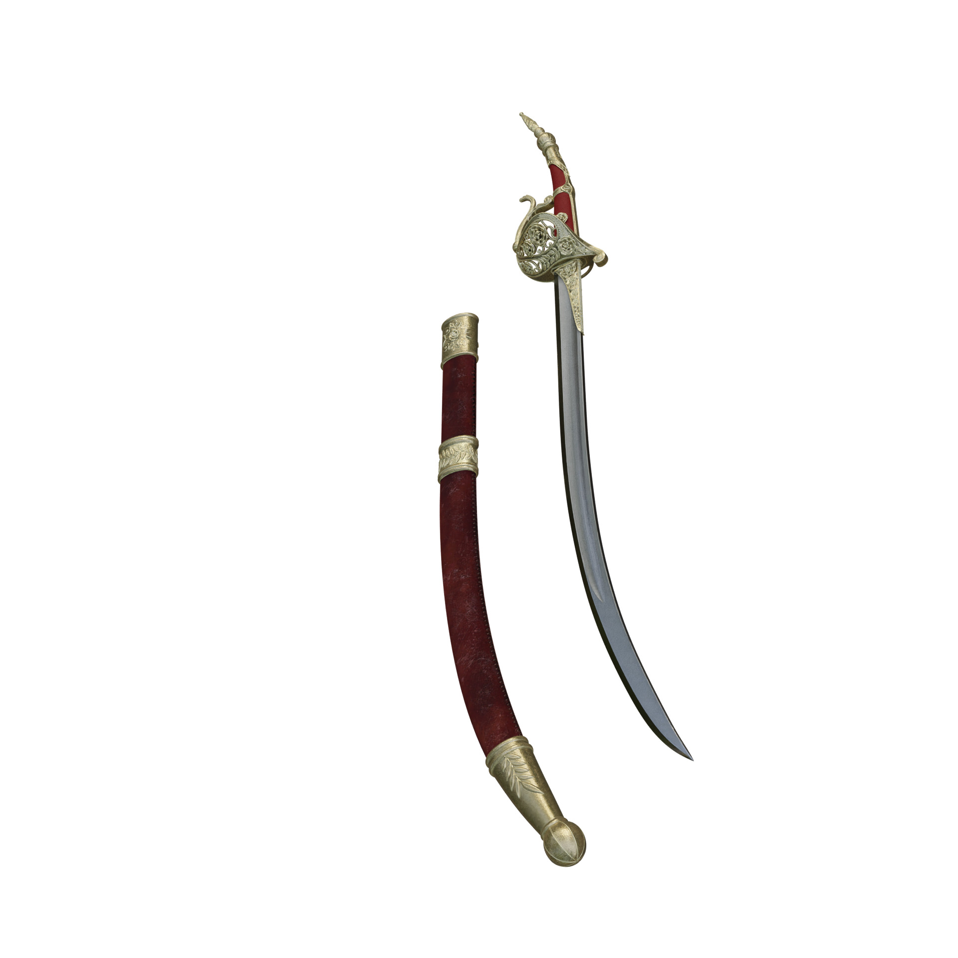 Fantasy Lea Monad Cosplay Rose Sword Lies of P Overture 3D print model_21