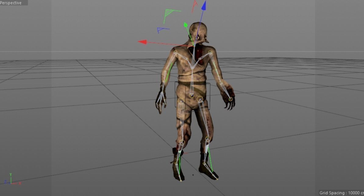 Grunt human being in game 3D model_0