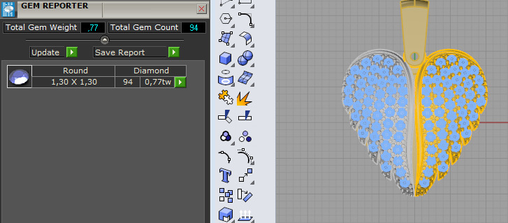 Angel Wings Necklace 3D print model 3D print model_15