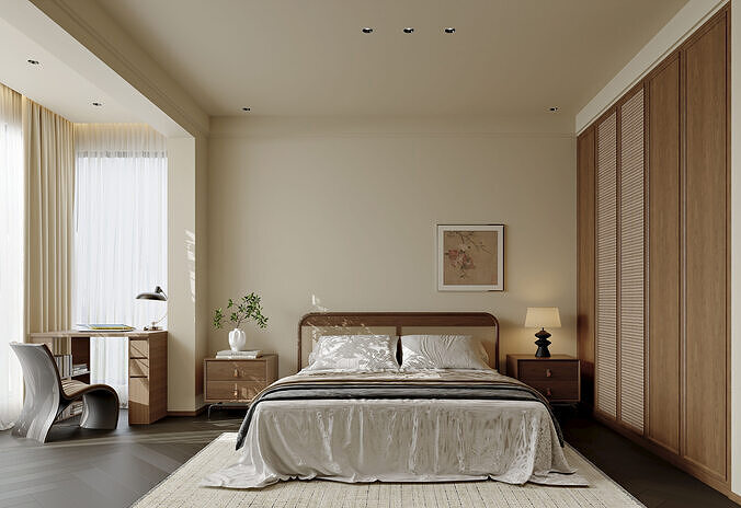  Bedroom interior 106 3D model