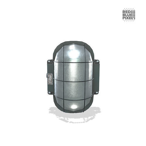 Wall Light Low-poly 3D model