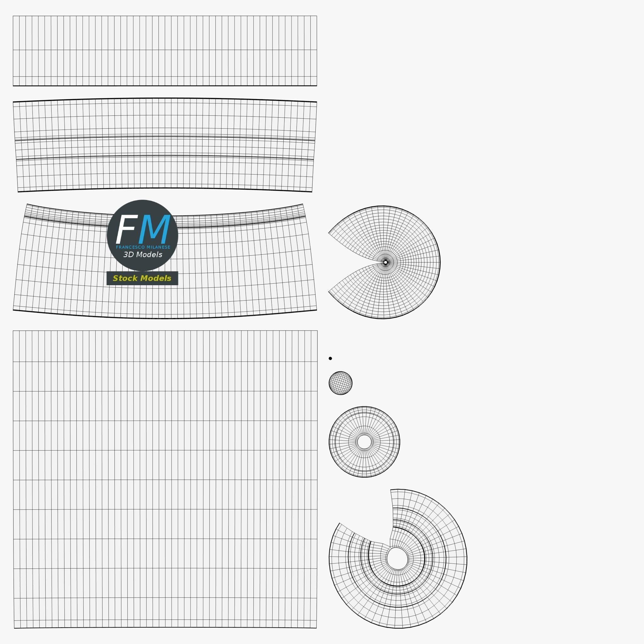 Stylized Trident D5 missile 3D model_11
