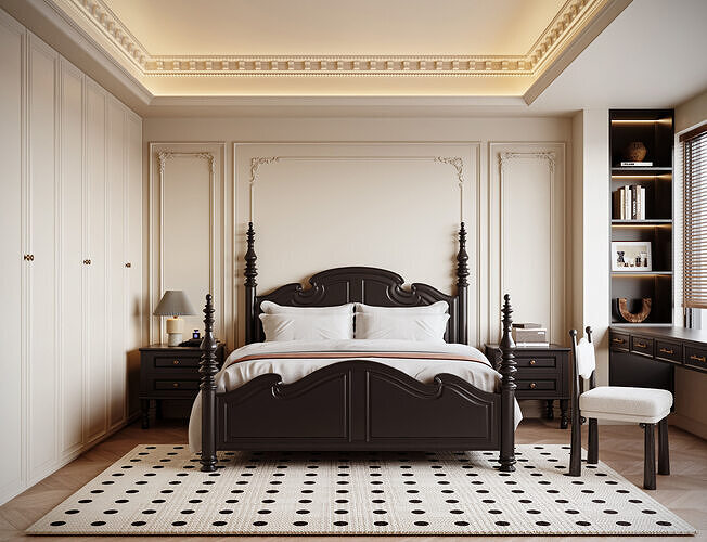  Bedroom interior 107 3D model