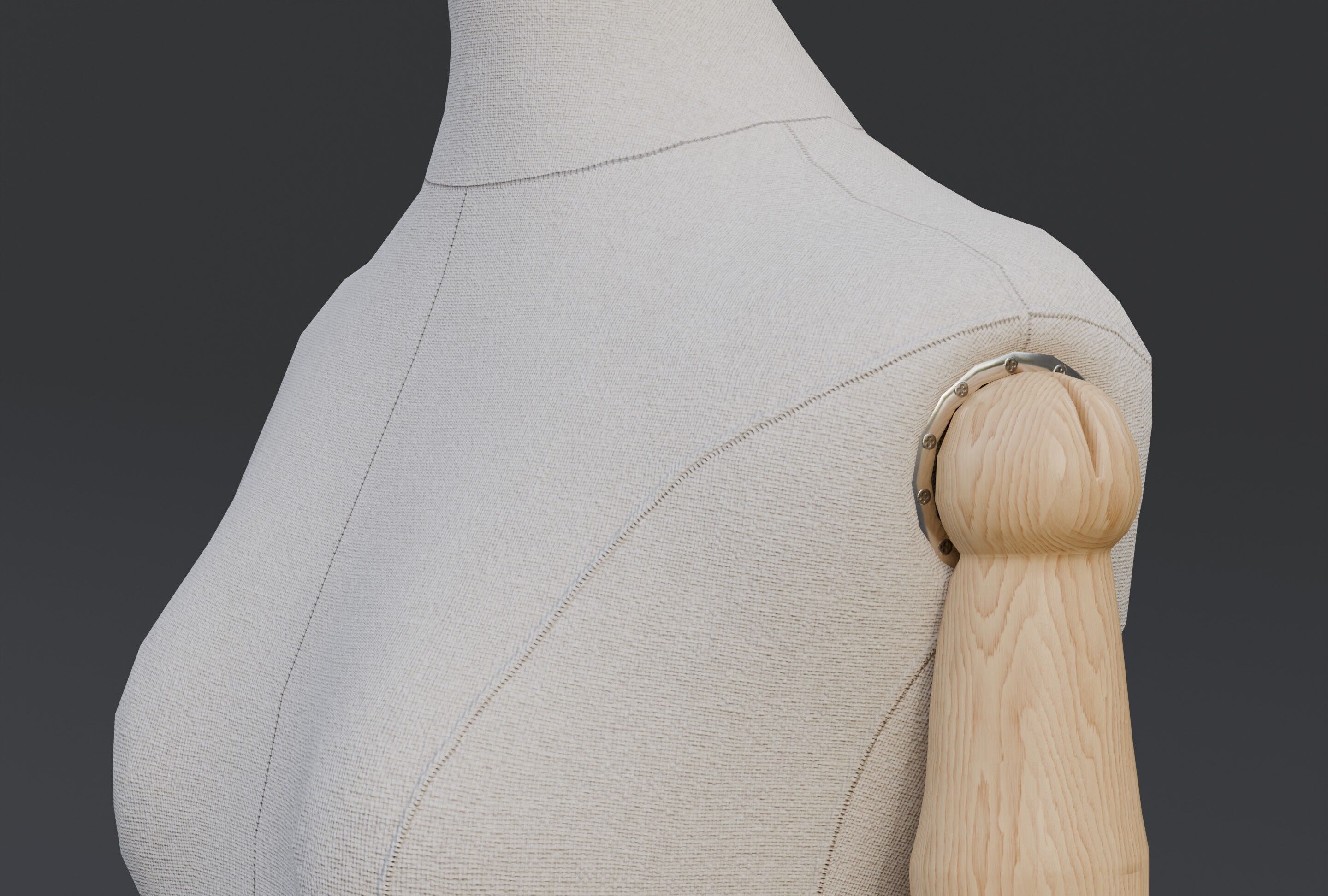 Mannequins light and dark versions 3D model_2