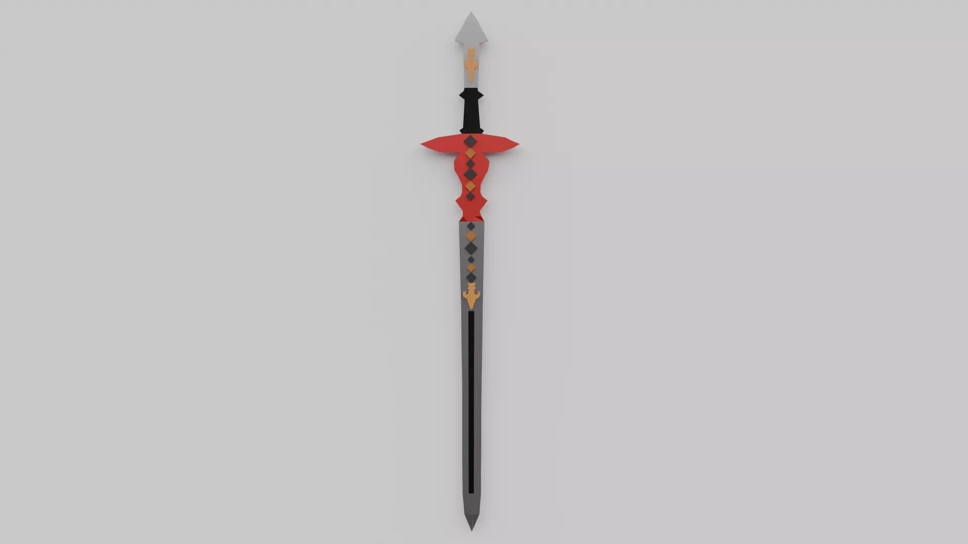 Magic Sword Free low-poly 3D model