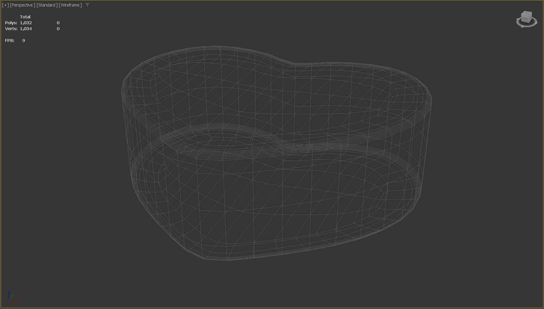 Stylized Low-Poly Love-shaped Marshmallow Low-poly 3D model_13