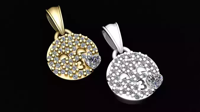 EMOJI PENDANT  3D print model