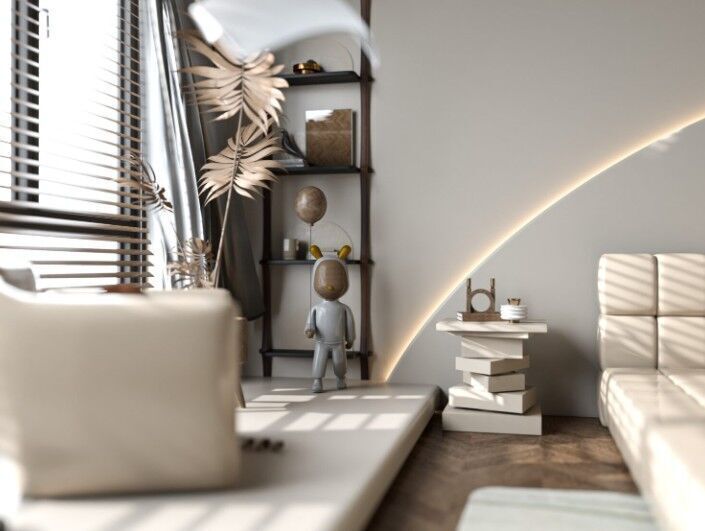 Bedroom Interior Model 3D model_10