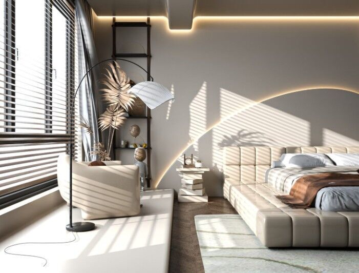 Bedroom Interior Model 3D model_9