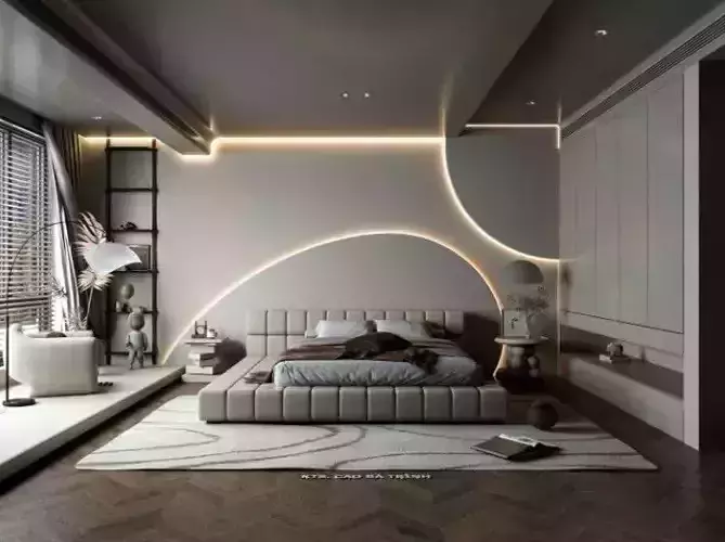 Bedroom Interior Model 3D model Bedroom Interior Model 3D model