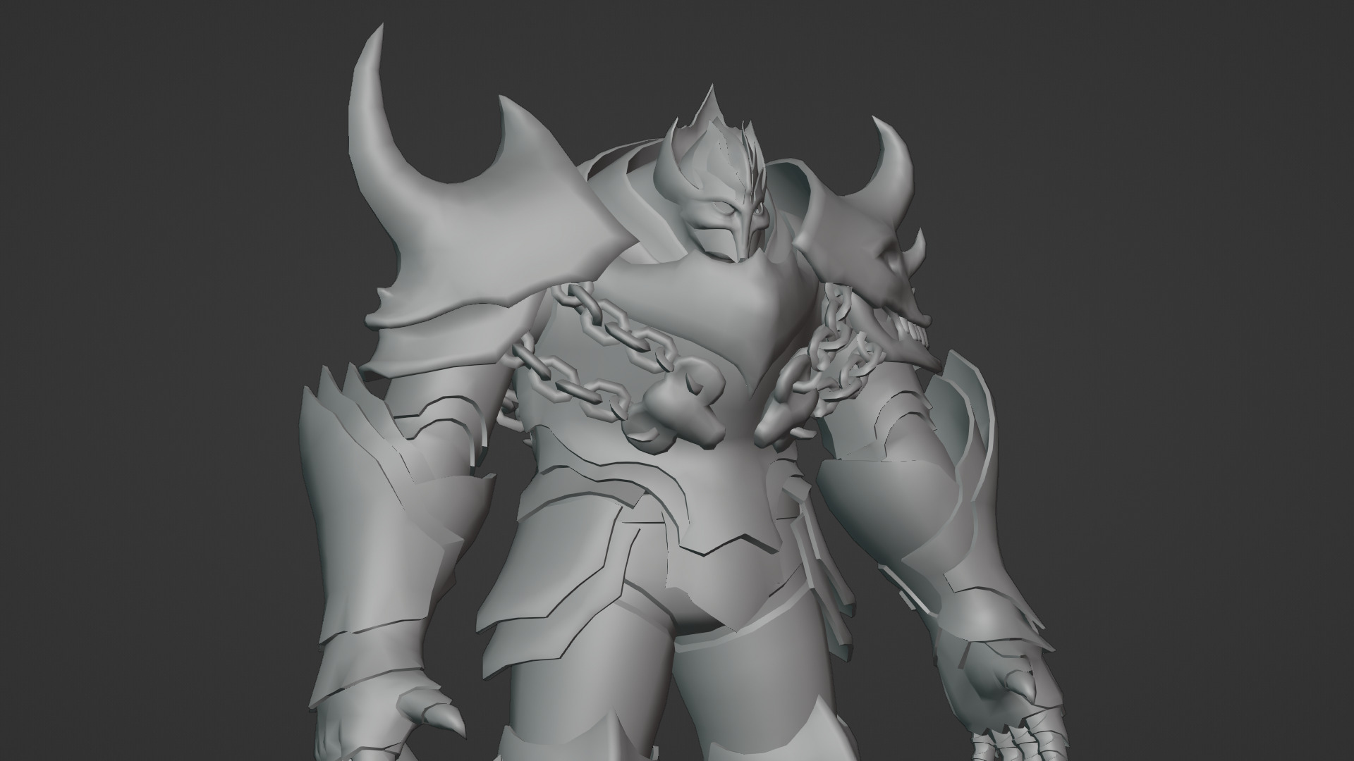 Obsidian Tank Beast Game-Ready Armored Creature Low-poly 3D model_23