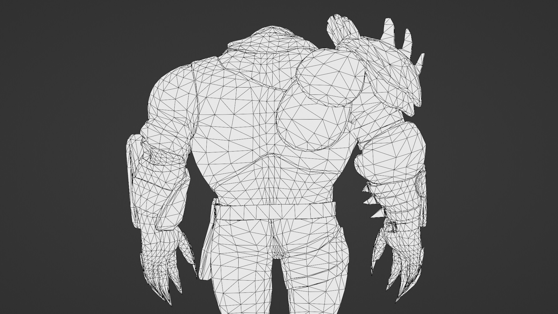 Titan Brute Armored Monster Game-Ready Boss Character Low-poly 3D model_26