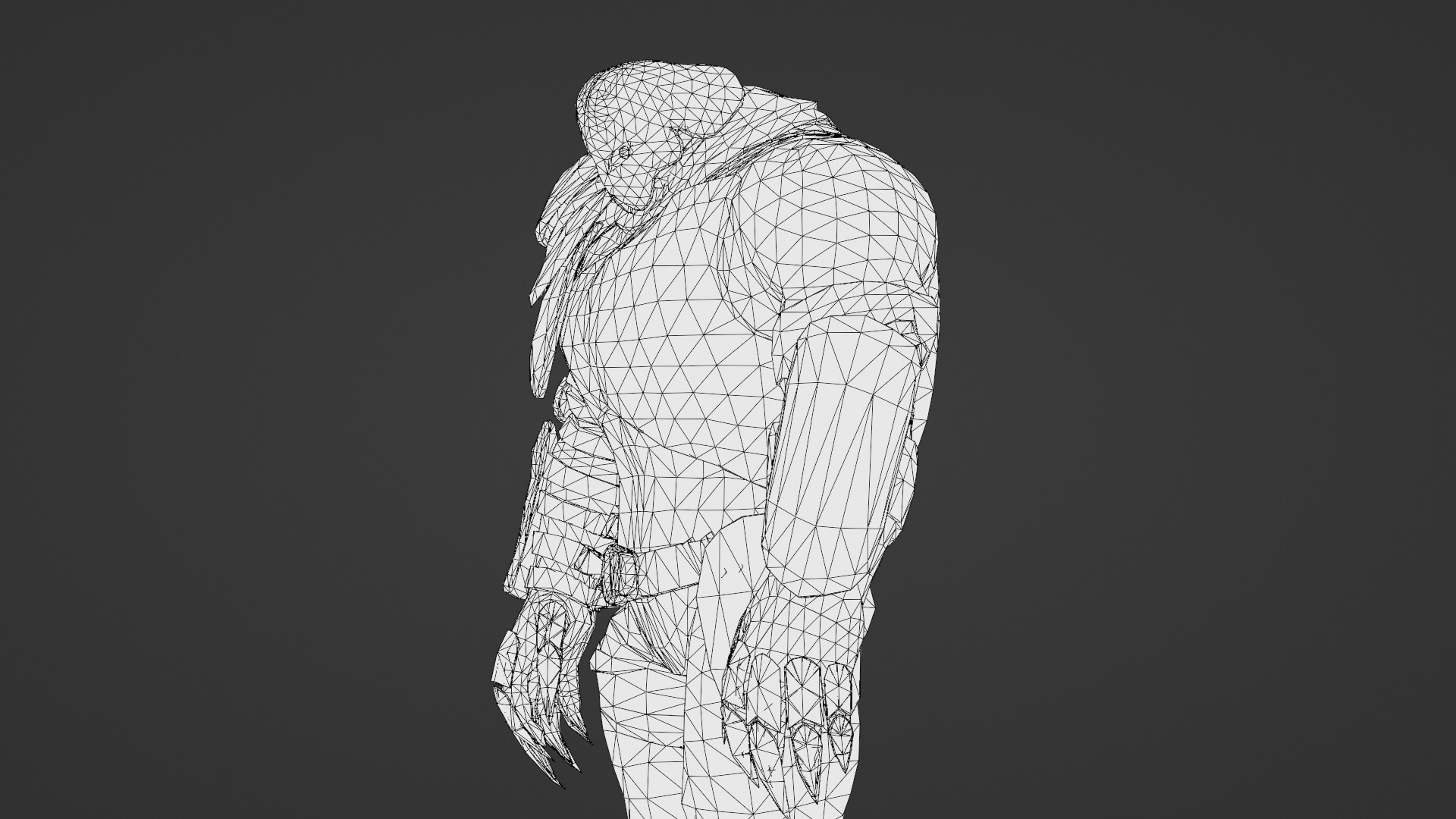 Titan Brute Armored Monster Game-Ready Boss Character Low-poly 3D model_35
