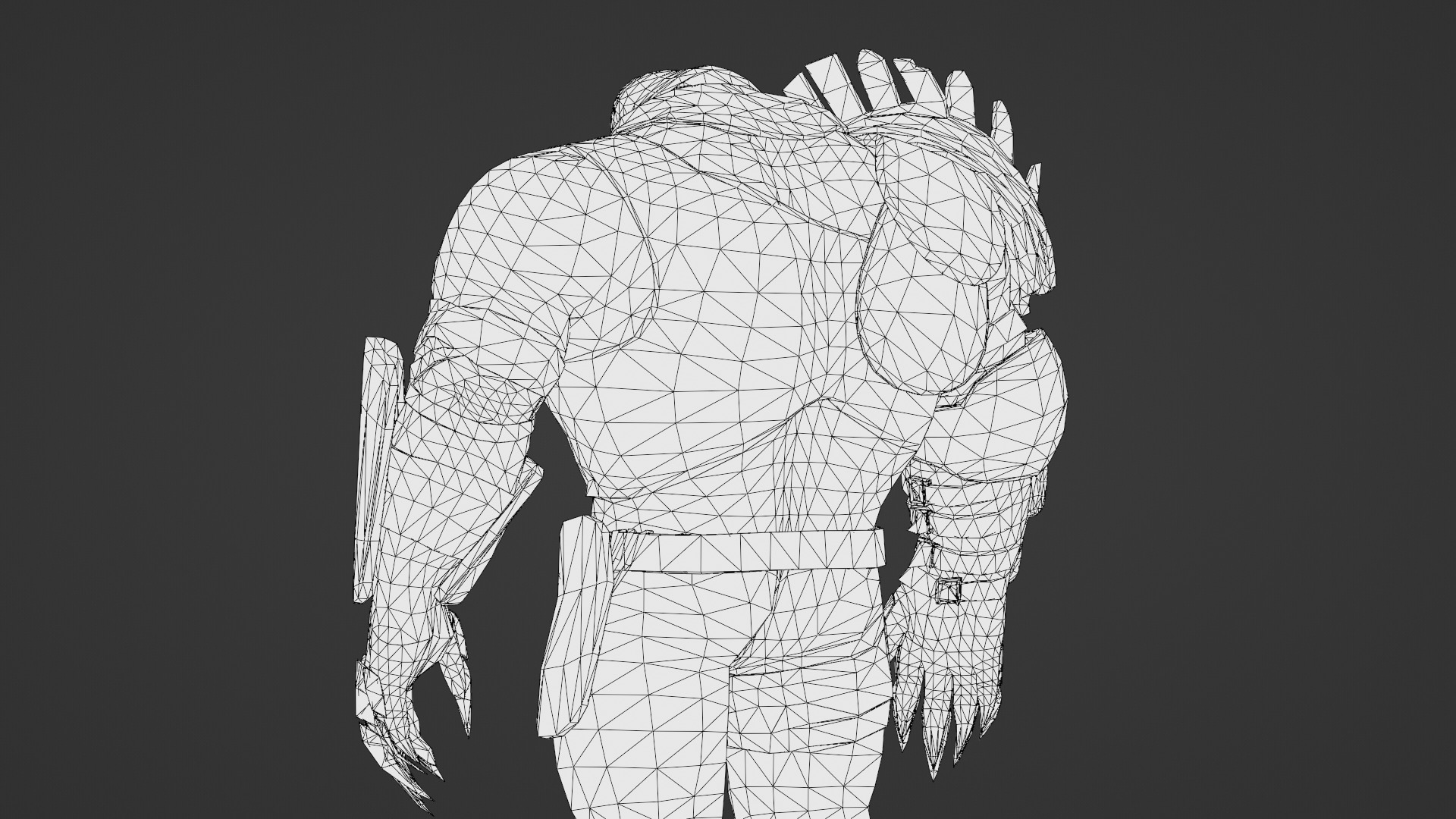 Titan Brute Armored Monster Game-Ready Boss Character Low-poly 3D model_36