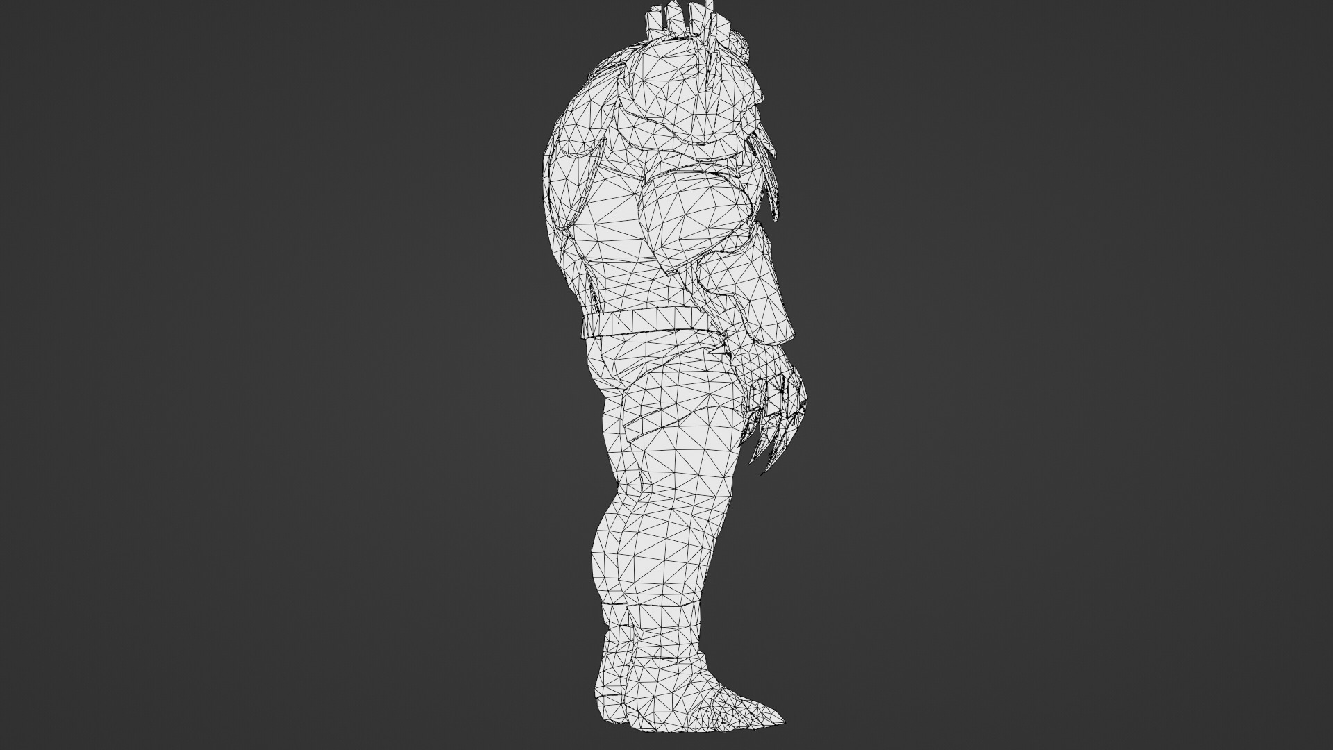 Titan Brute Armored Monster Game-Ready Boss Character Low-poly 3D model_32