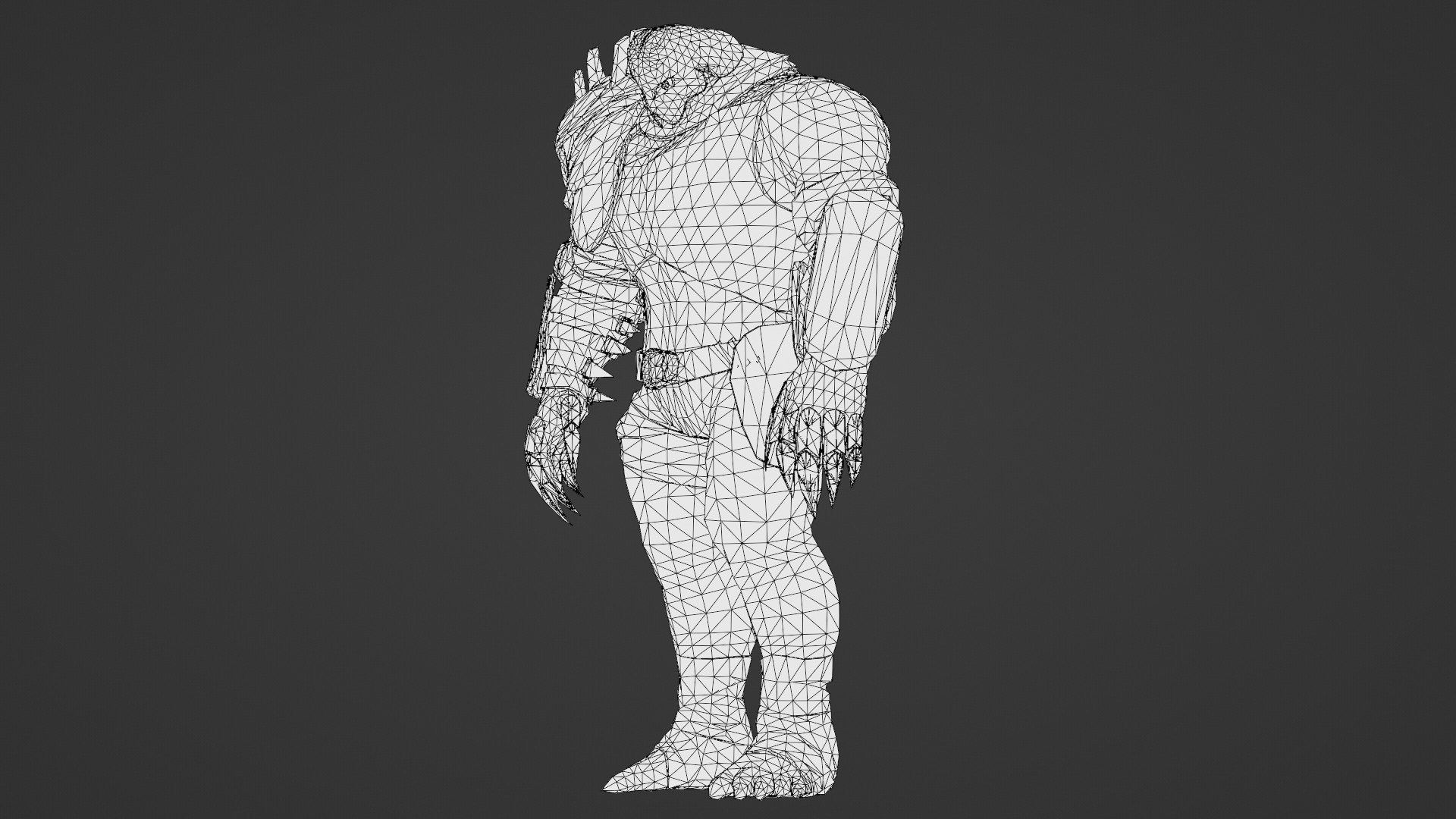Titan Brute Armored Monster Game-Ready Boss Character Low-poly 3D model_29