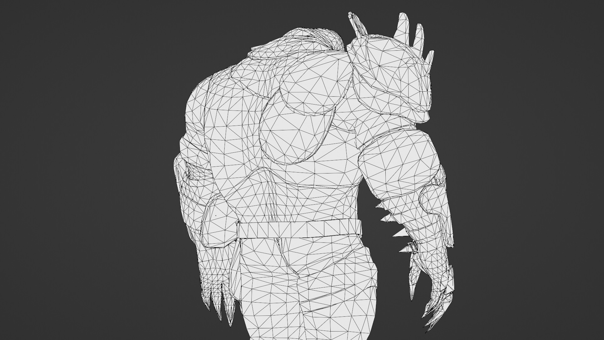 Titan Brute Armored Monster Game-Ready Boss Character Low-poly 3D model_27