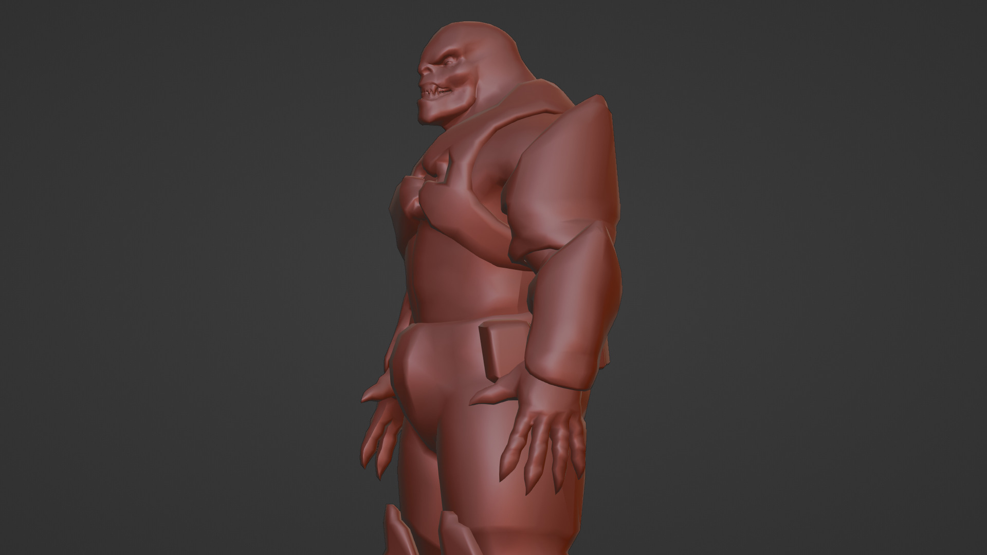 Armored Hellshard Golem Armored Monster 3D Character Low-poly 3D model_22