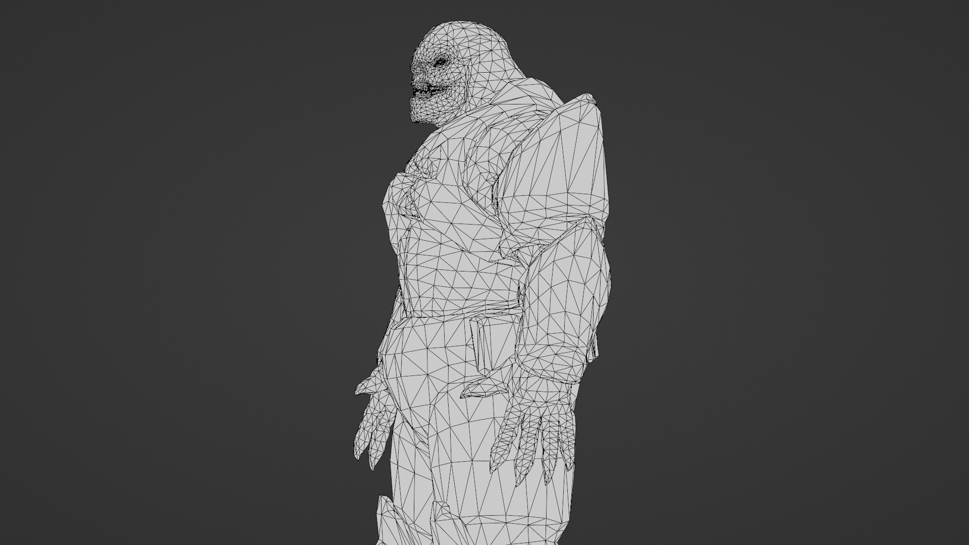 Armored Hellshard Golem Armored Monster 3D Character Low-poly 3D model_34