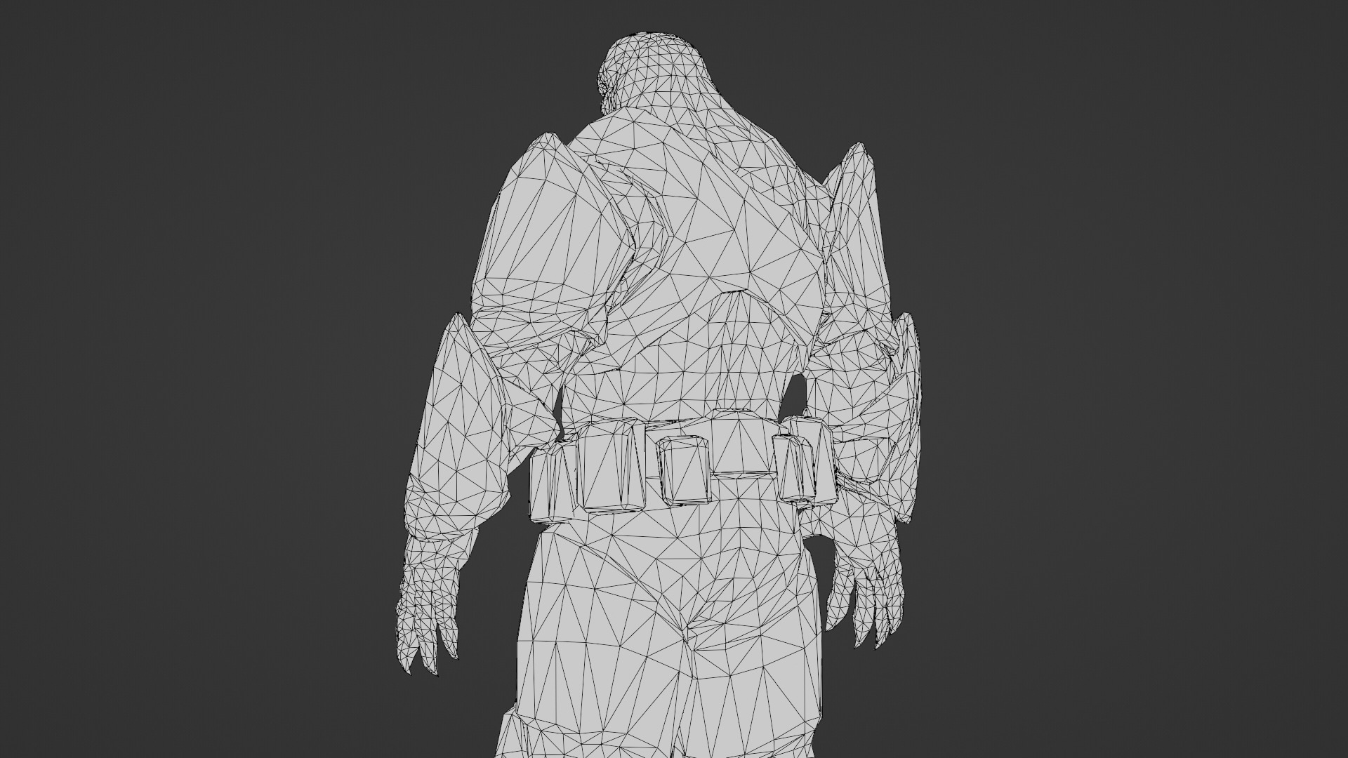 Armored Hellshard Golem Armored Monster 3D Character Low-poly 3D model_35