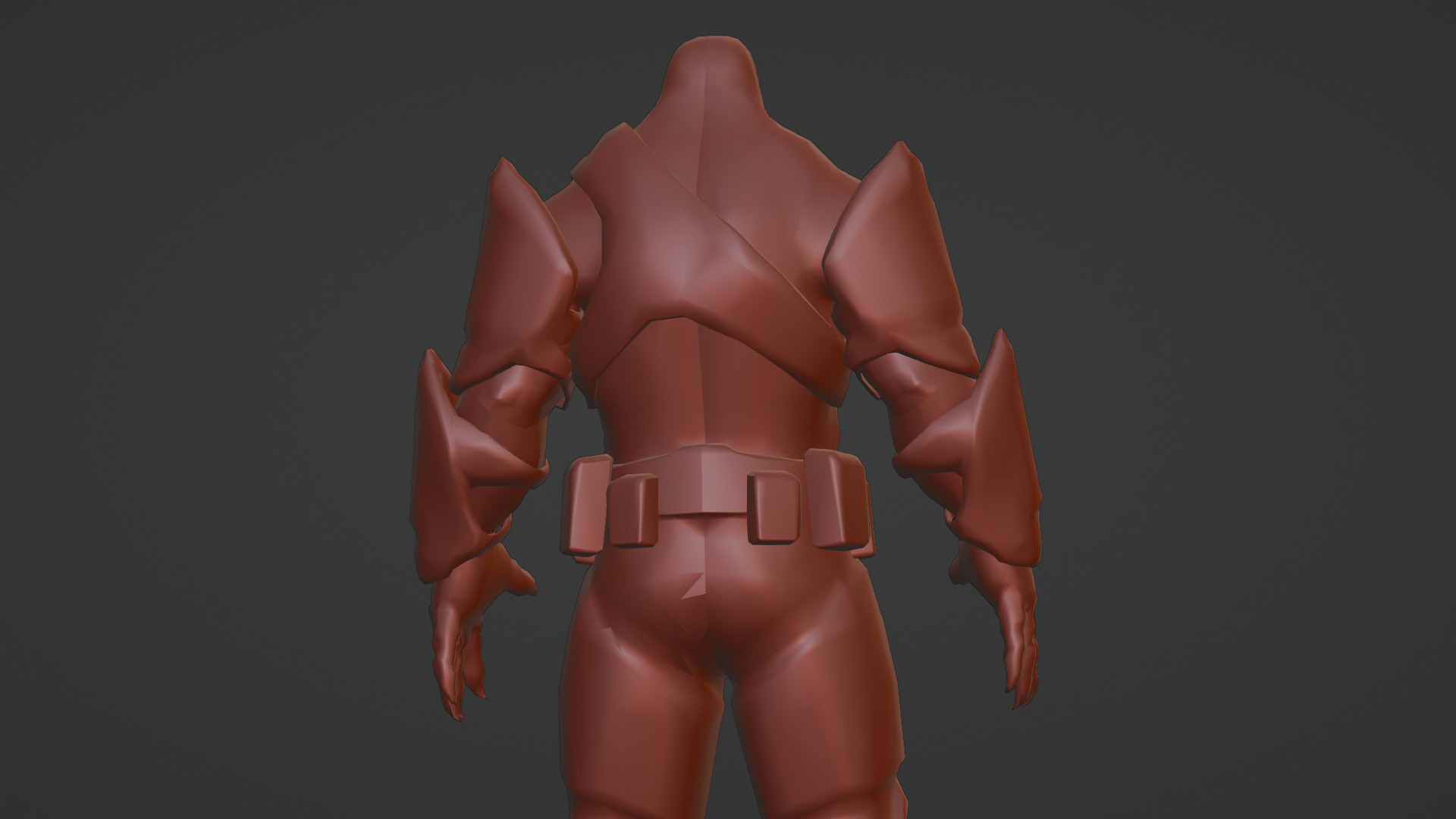 Armored Hellshard Golem Armored Monster 3D Character Low-poly 3D model_24