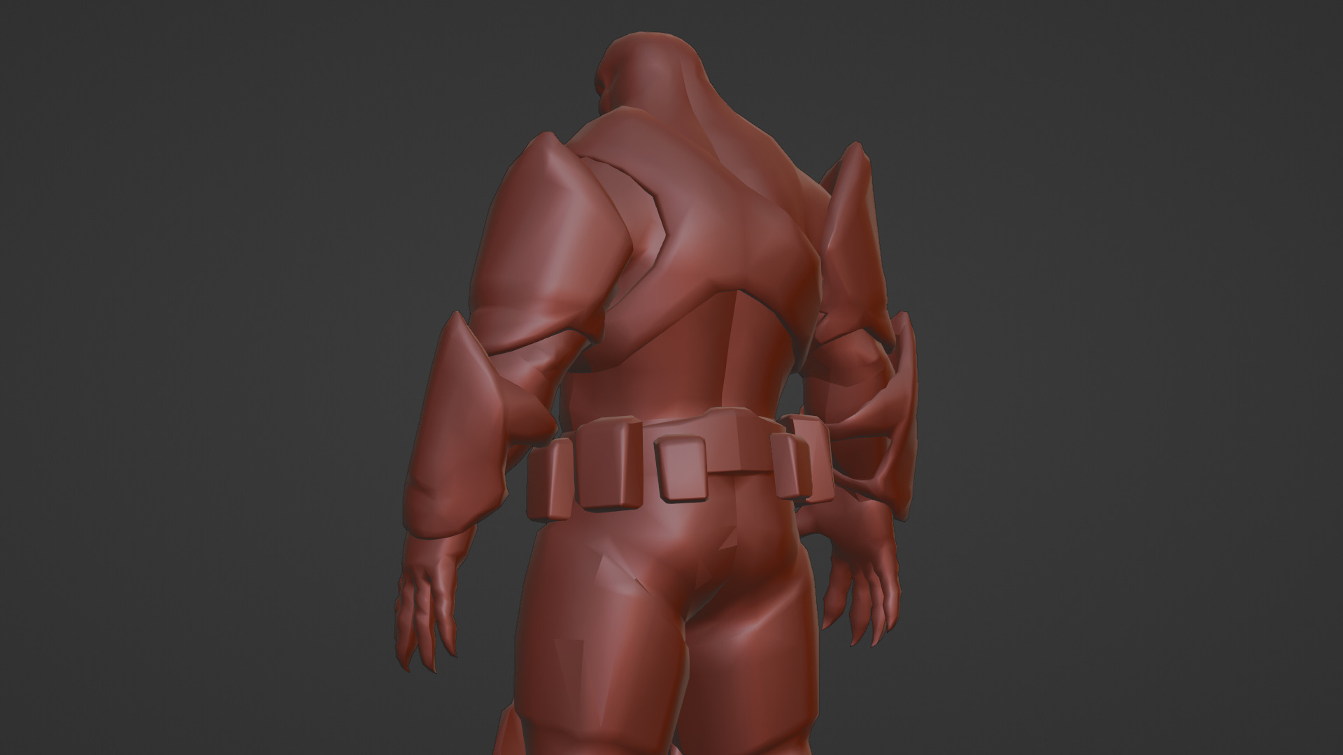 Armored Hellshard Golem Armored Monster 3D Character Low-poly 3D model_23