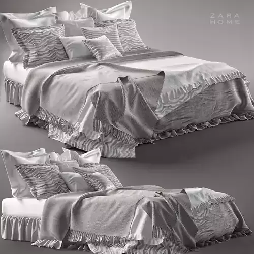 ZARA HOME BEDCLOTHES 3D model