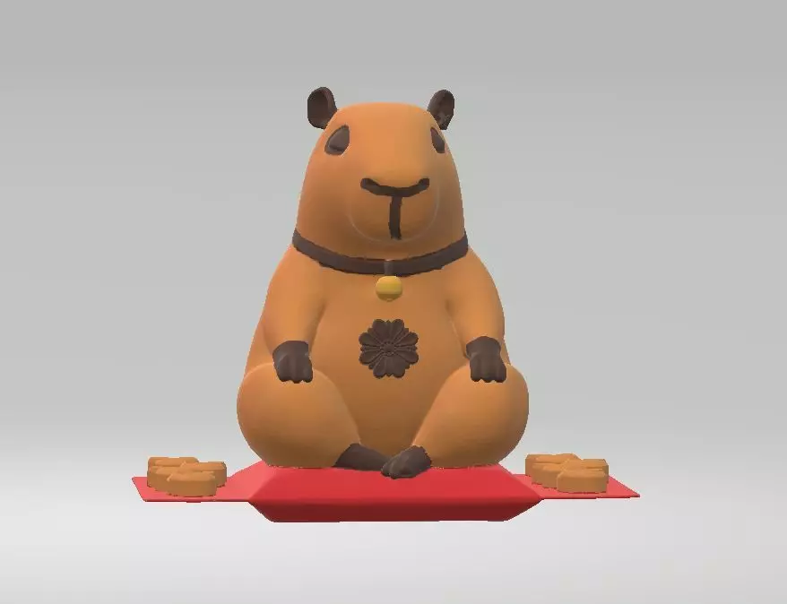 3D Model Cartoon Hamster 3D print model