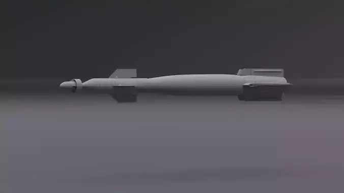 1-48 GBU-12 Paveway II Bomb High Detail STL Resin 3D Print 3D print model