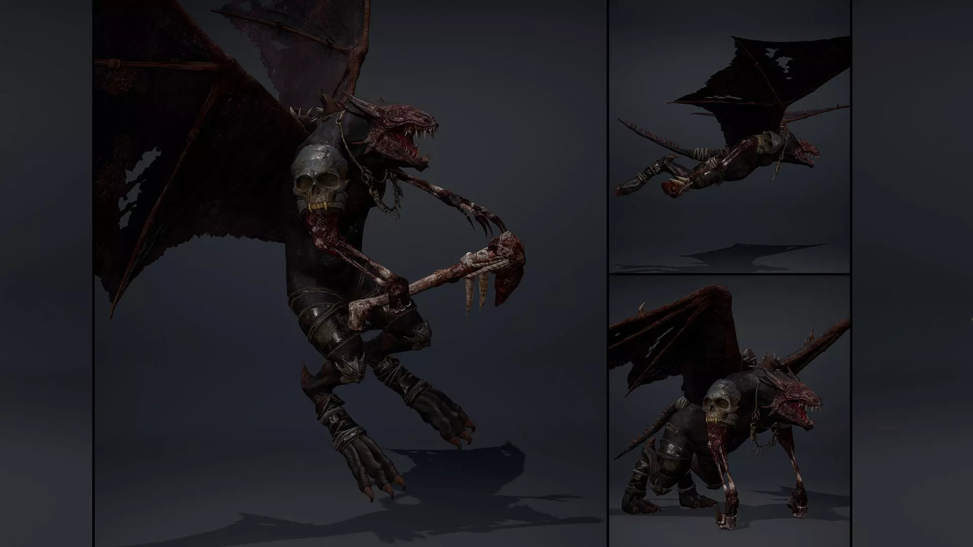 Mistweaver Damaged Brutal Low-poly 3D model