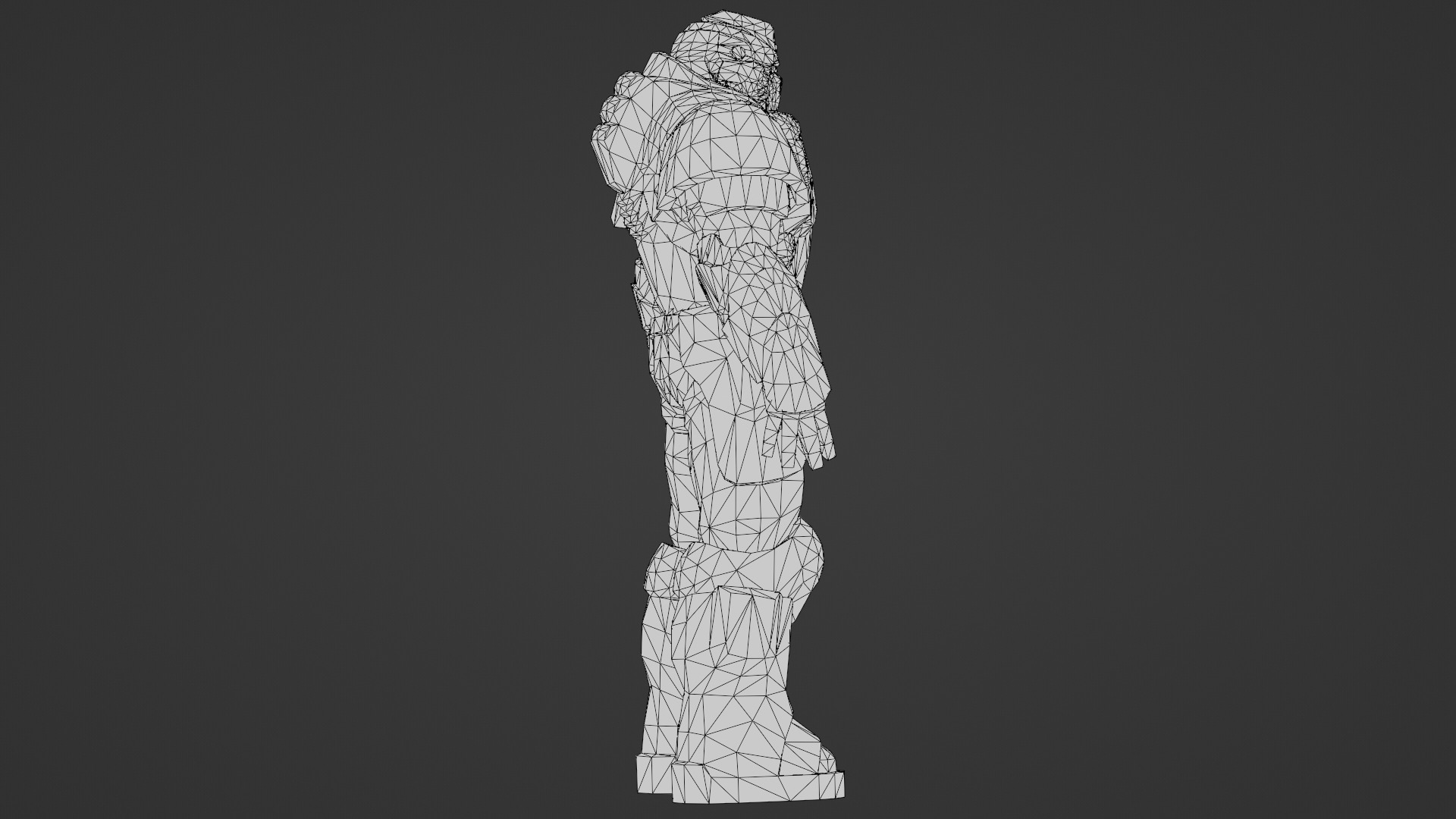 Iron Guard Futuristic Armored Soldier 3D Model Rigged Game-Ready Low-poly 3D model_33