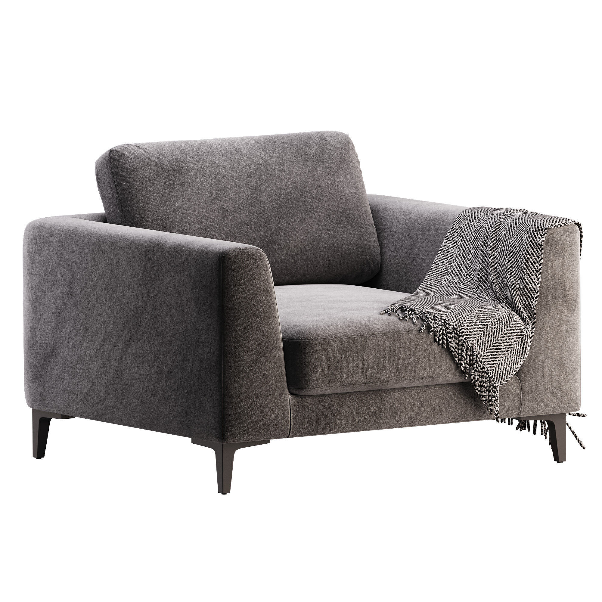 Lars armchair 3D model_1