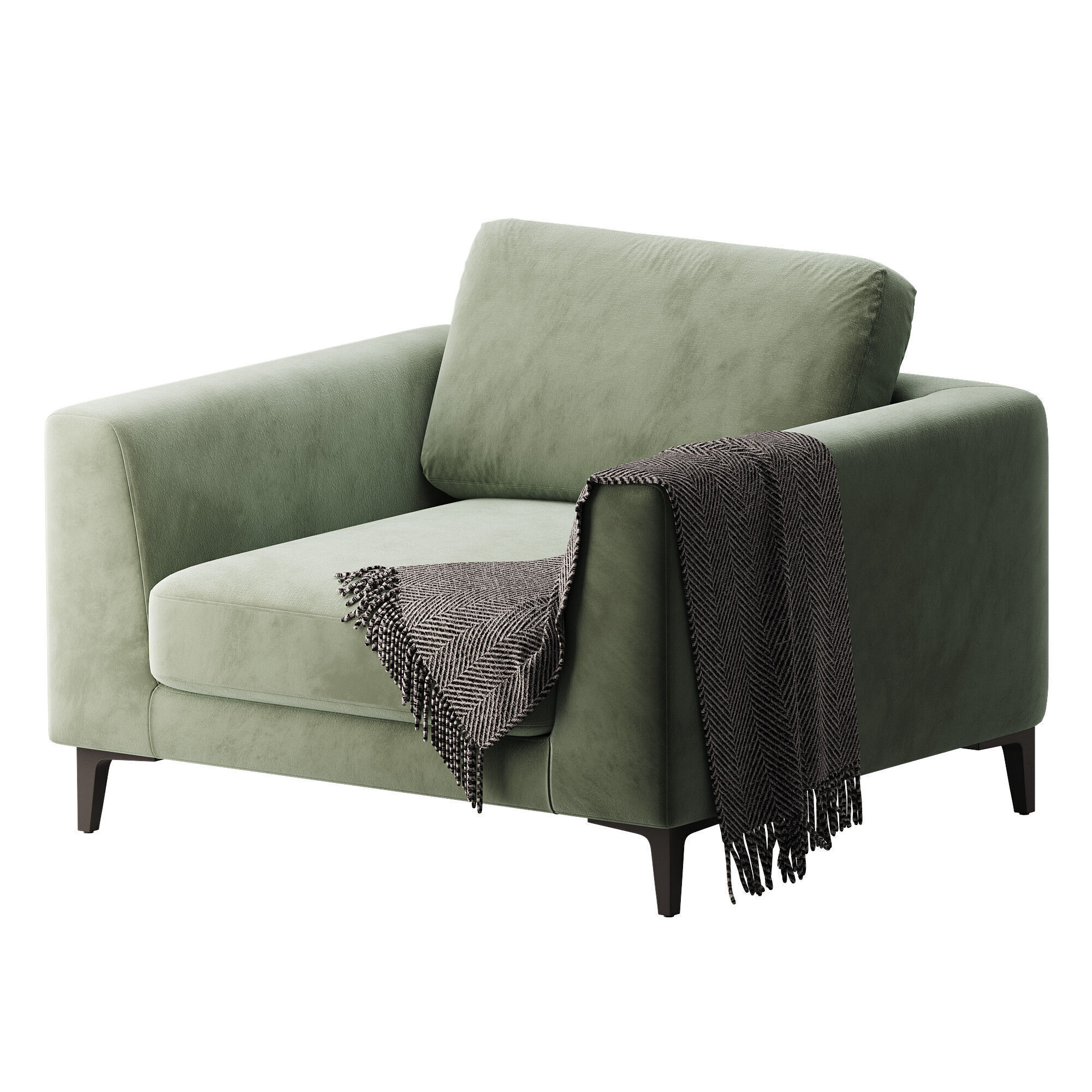 Lars armchair 3D model_2