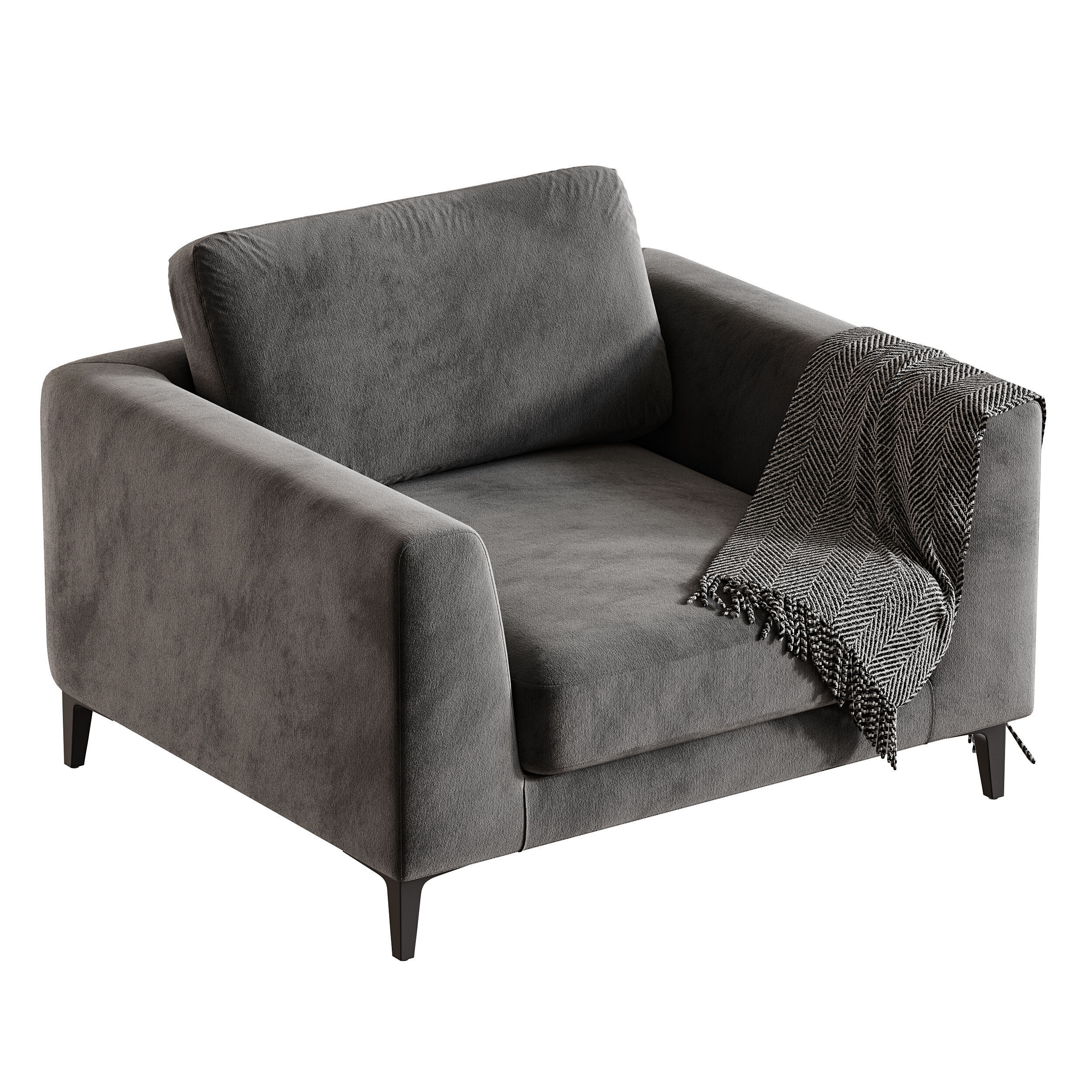 Lars armchair 3D model_4