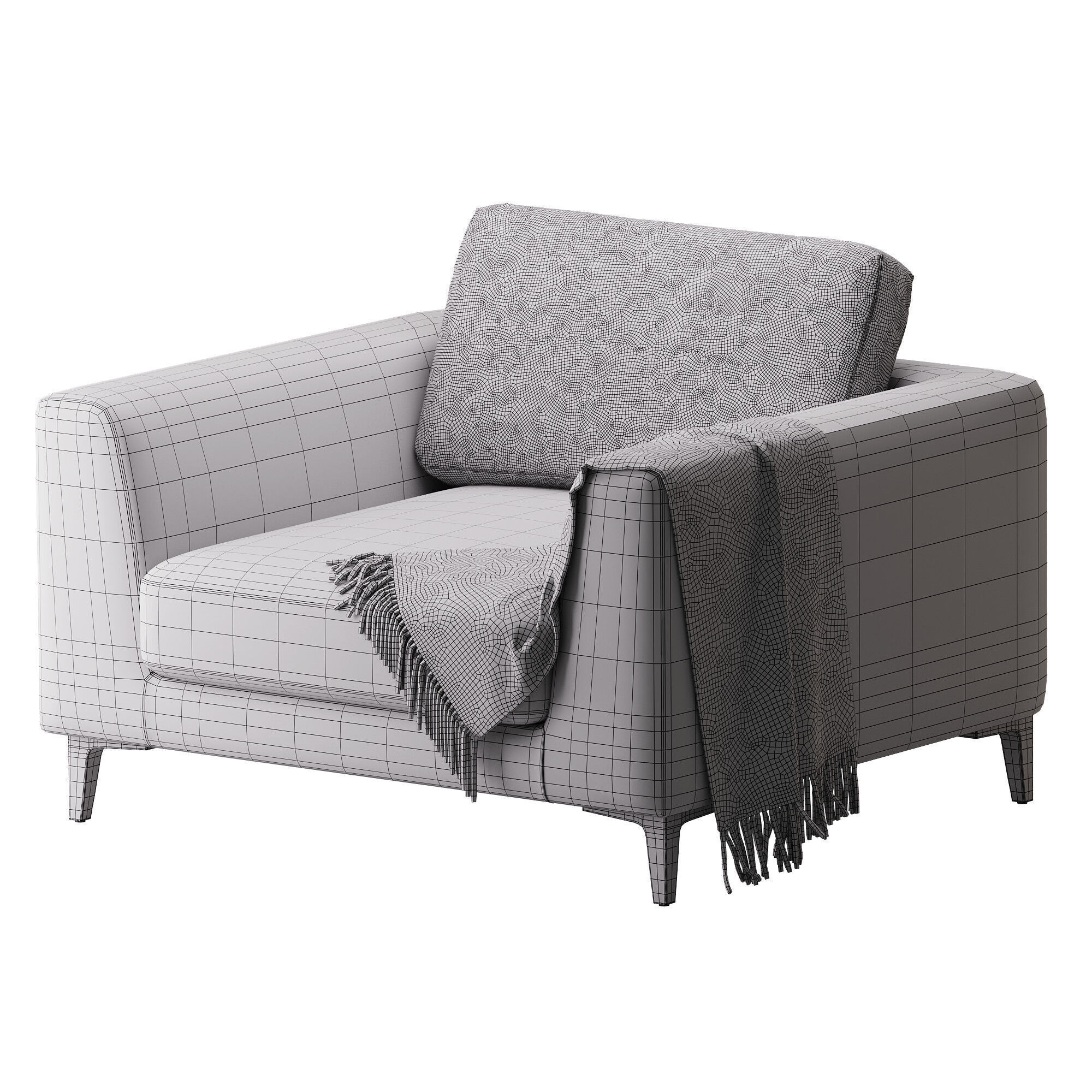 Lars armchair 3D model_13