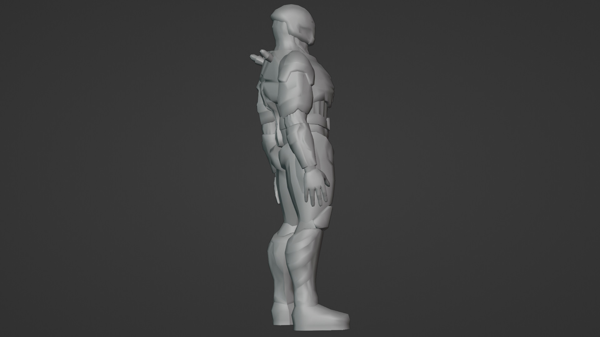 Sentinel Drone Unit Animated Sci-Fi Robot Low-poly 3D model_21