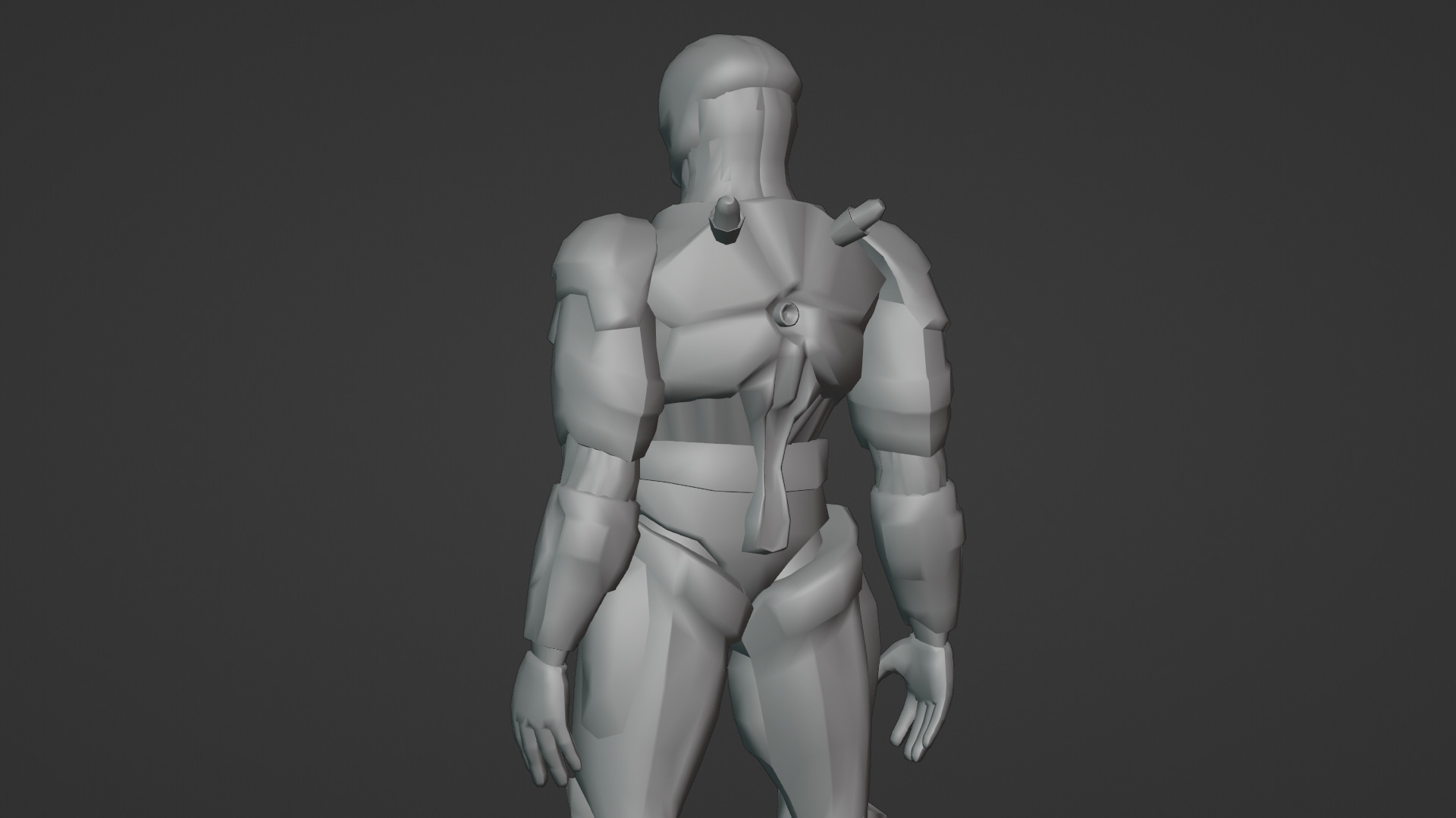 Sentinel Drone Unit Animated Sci-Fi Robot Low-poly 3D model_14