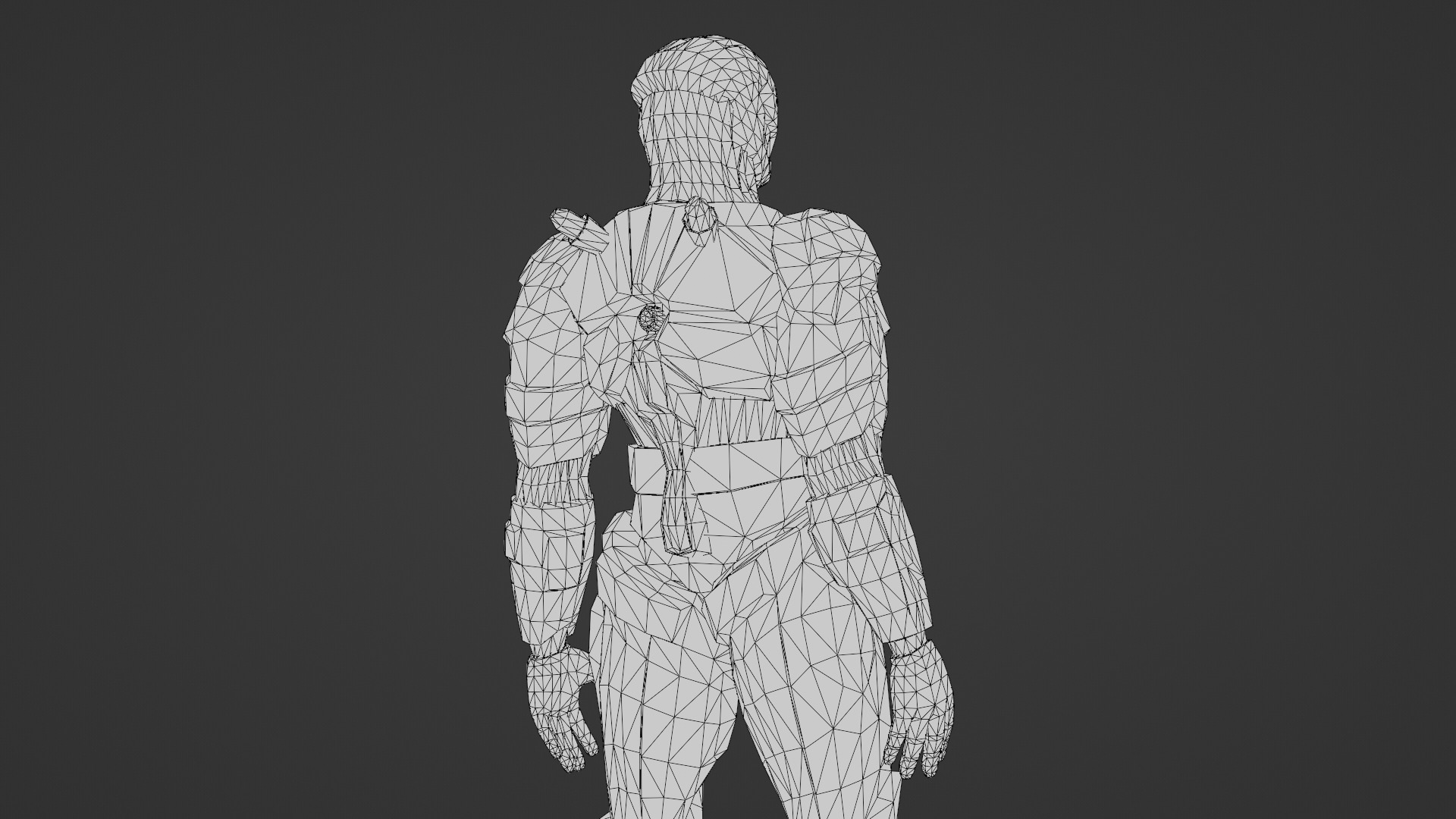 Sentinel Drone Unit Animated Sci-Fi Robot Low-poly 3D model_28